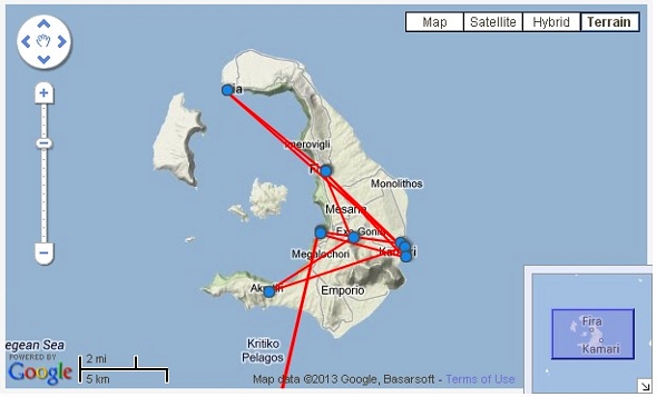 map santorini 2013